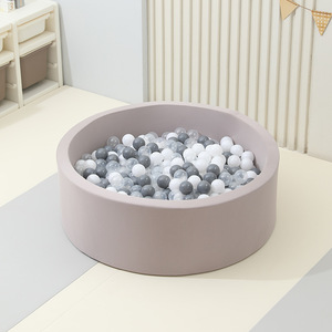 Piscina de Bolas Redonda para Interiores, de Espuma de Alta Densidad, para Niños Pequeños, Muebles Infantiles Ecológicos para Área de Juegos Interior, Gran Venta 2026 - Product Image 3