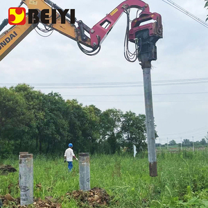 Martello Vibrante Idraulico per Escavatore 18-65T, Accessorio per Macchina Battipalo - Product Image 5