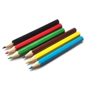 선전용 포플러 목제 학교 학생 그림 3.5 인치 6 골프 색깔 연필