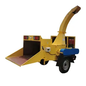 Biomass wood chip crusher/Forest log cabin chipper shredder solid waste waste crusher