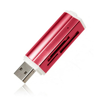 Lecteur de carte SD 4 en 1, lecteur de carte mémoire USB Flash pour Memory Stick Pro Duo Micro /T-Flash/M2/MS Adaptateur SD
