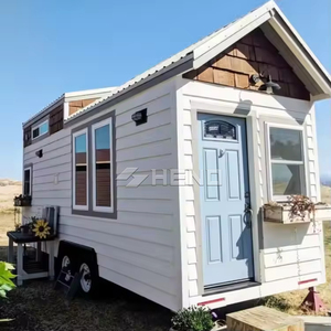 Mobil-home moderne sur mesure de style chalet pour le camping en forêt ou l'utilisation en motel, structure en acier - Product Image 3