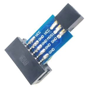 Module de carte adaptateur de siège de conversion standard AVRISP/<span class=keywords><strong>USBasp</strong></span>/STK500 10PIN à 6PIN - Product Image 3