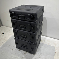 2U 3U 4U 6U 8U 10U 12U 14U 16U Équipement Outil Amplificateur Rack PE HDPE Plastique flight case pour Microphone Sans Fil