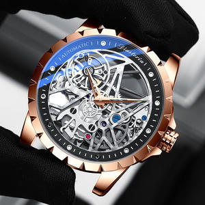 2025 Skeleton Men's Watch Large Dial Retro-Style Quartz <b>Wristwatch</b> - Product Image 5
