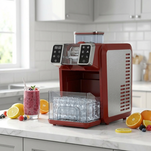 HONEYICE Máquina de Hielo y Granizados 2 en 1 para el Hogar, OEM ODM, Marca Privada, Compresor de 25KG, Hielo Cuadrado, CE ETL, Venta al por Mayor de Fábrica - Product Image 1
