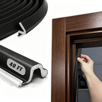 Bande d'étanchéité en mousse PU durable pour interstice de porte, type fente, insonorisante, inserts pour fenêtre, résistante aux chocs