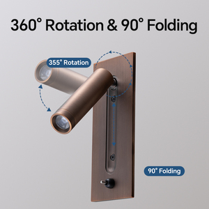 <span class=keywords><strong>Lampe</strong></span> murale accordéon pliable nordique avec interrupteur, design LED, <span class=keywords><strong>lampe</strong></span> murale de chevet pour chambre à coucher, décoration intérieure - Product Image 4