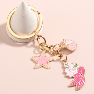 Llavero bonito grabado personalizable XIFENG, llaveros de diamantes chapados en oro, diamantes de imitación, llavero de dibujos animados de lujo - Product Image 2