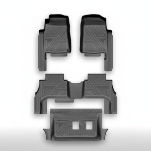 KQD Brand Car <b>Accessories</b> TPE Car <b>Floor</b> Mats 4pcs Deep Dish Easy Clean 5D Max Design <b>Floor</b> Carpet for Isuzu Mu-x 2013-2017 - Product Image 1