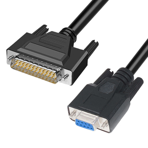 Bộ chuyển đổi cáp Serial Db25 Db9, đầu cái Db9, đầu đực Db25, dây dẫn tùy chỉnh, cáp Db9 sang Db25 - Product Image 1