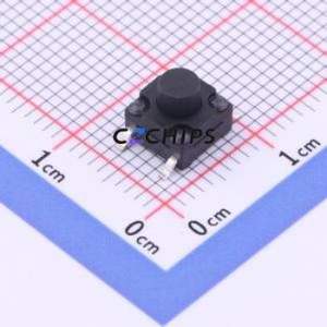 YTS1K0021DBG00 Tactile Switch SMD Switch ( Operating Force: 1.6N )( Switch Length: 6.15mm )( Switch Width: 6.15mm ) - Product Image 1