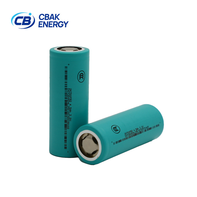 Rechargeable 26700FB2 Cylindrical LiFePO4 Battery 4500mAh 3.2V 3C Discharge Rate High Capacity 14.4Wh -20-60 CBAK