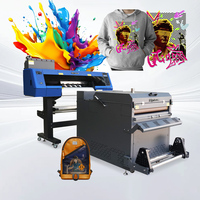 Modèle le plus économique et entièrement équipé, imprimante DTF 60 cm 24' avec 2 têtes d'impression I3200 I1600A1, machine DTF A1