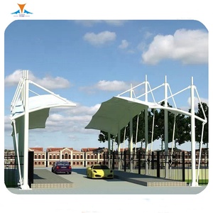 Structure de membrane de haute qualité pour abri de <span class=keywords><strong>voiture</strong></span> personnalisé, auvent métallique pour parking en vente - Product Image 3