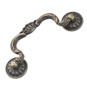 European Style Zinc Alloy Drawer Handle Bridge Shape Bronze Finish 99mm Hole Spacing Durable Furniture <b>Hardware</b> - Product Image 5