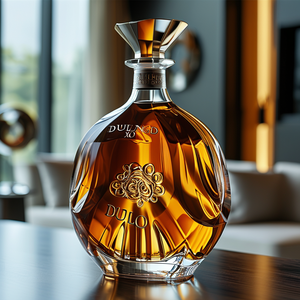 Bouteilles en <span class=keywords><strong>verre</strong></span> de cristal professionnel Premium 750ml bouchon à couronne plate personnalisé pour Tequila Brandy pour <span class=keywords><strong>Cognac</strong></span> Xo Vodka Whisky Spiritueux - Product Image 3