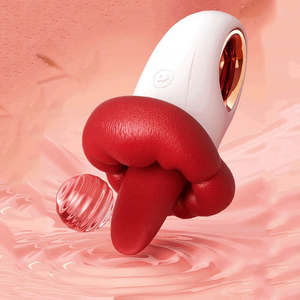OEM <span class=keywords><strong>Hot</strong></span> Selling lecken Zunge Vibrator 10 Frauen Sexspielzeug Nippel Klitoris Stimulator Adult Toys - Product Image 2