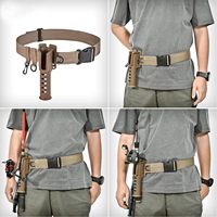 Ceinture de pêche en néoprène réglable avec support de canne Ceinture de pataugeoire étanche pour accessoires de pêche en lac