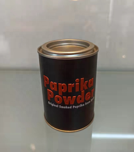 Tea Metal Canister 100G Spice SeasoningTin Cans Round Shape Kitchen Tins Case Loose Tea Coffee Candy Tin Box