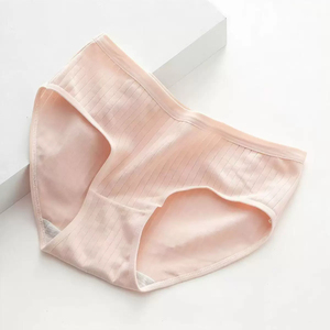 Ropa Interior de Algodón para Mujer, Estilo Deportivo, Cintura Media, Transpirable, Talla Grande, Bragas - Product Image 3