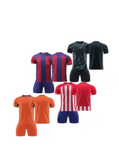 2024 Latest Football Team Jersey Fabric New Model Designs For Men Cheap Training Full Set Soccer Uniform