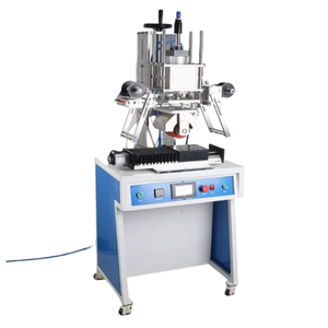 Machine de marquage à chaud pneumatique pour boîtes cosmétiques cylindriques en plastique, à roulement plat et à transfert thermique - Product Image 3