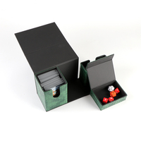 Étui de rangement pour cartes de tarot en cuir PU magnétique personnalisable, tendance et de qualité supérieure, pour l'extérieur