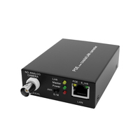 Adaptador EoC de 500M, Extensor IP sobre Coaxial de 10/100Mbps, Convertidor Ethernet a Coaxial Plug-and-Play para Sistema de Cámaras IP CCTV