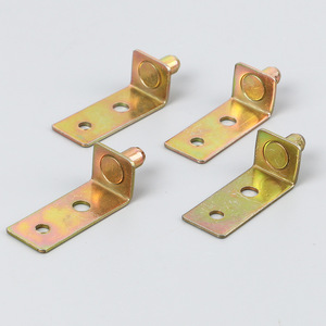 Support d'angle rotatif en acier laminé à froid Li Hai Hardware, type axe, pour support d'étagère de meuble, connecteur pivotant en forme de L - Product Image 2