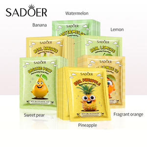 SADOER <span class=keywords><strong>Masque</strong></span> Visage Naturel aux Fruits Aloès <span class=keywords><strong>Banane</strong></span> Mangue Avocat Citron Cerise Nicotinamide Hydratant – Pour le Visage et le Corps - Product Image 5