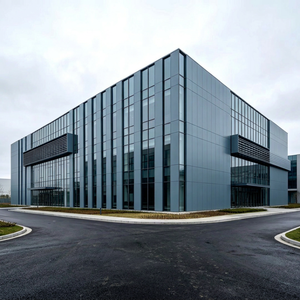 Revêtement mural extérieur en aluminium fluorocarboné pour immeuble de bureaux, parc industriel, mur-rideau en plaque d'aluminium - Product Image 1