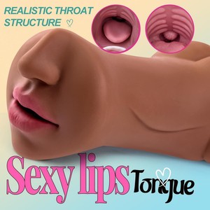 Masturbatore Maschile a Tre Canali, Giocattolo Erotico per Adulti, Vagina Realistica a Doppia Testa, Giocattoli Sessuali per Uomini - Product Image 2
