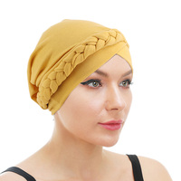 Musulman islámico interior cabeza turbante bufanda diademas mujeres pelo turbante sombrero para mujer