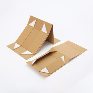 Boîtes cadeaux en papier magnétique écologiques, emballage en papier <span class=keywords><strong>origami</strong></span>, boîte cadeau en papier kraft jaune sur mesure de qualité supérieure - Product Image 5