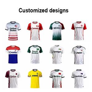 Camiseta de Aficionado para Estadio 2026, 100% Poliéster, Transpirable, de Secado Rápido, con Tirantes en T, Manga Corta, para Hombre y Mujer, Unisex - Product Image 4