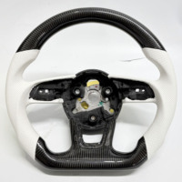 Volant Audi OEM en fibre de carbone avec LED pour A4 A5 Q5 S4 S5 RS4 RS5 B8 B8.5 B9 – Style Performance Racing – Amélioration