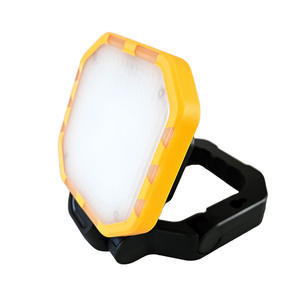 ไฟทำงานแบบพกพาปรับแต่งได้ ไฟ LED แบตเตอรี่แบบชาร์จได้ สีเหลืองดำ แม่เหล็กหมุนได้ สำหรับไฟส่องสว่างยานพาหนะ - Product Image 1