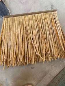 Tuile de toiture en chaume synthétique simulé, ignifuge, style Tiki Bali JJC, pour Palapa, imitation chaume de <span class=keywords><strong>roseau</strong></span> africain - Product Image 2