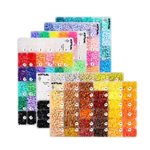 2.6mm/5mm Fuse Beads Kit 48/72color Hama Beads Iron Beads Pixel Art Puzzle  Education