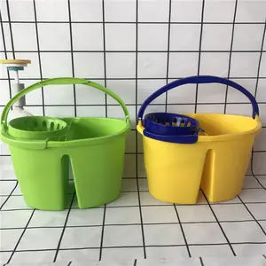 Plastic Supplies Cleaning Tool Wholesale Floor Cleaning Household Living Room Bathroom Squeeze Plastic Mop Bucket