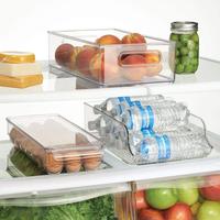 Organisateur de stockage de réfrigérateur congélateur en plastique Bin bouteille d'eau et porte-boisson pour la cuisine