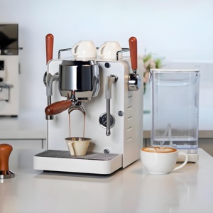Máy pha cà phê Espresso gia đình tốt nhất với hệ thống làm nóng kép tức thì, bơm kép nhập khẩu Olab - Product Image 2