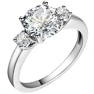 New Offers Anniversary Romantic <b>Couple</b> Engagement Wedding <b>Ring</b> for One Yellow Gold Classic - Product Image 2