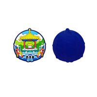 Logo personnalisé Aimant de réfrigérateur 2D 3D Aimant de réfrigérateur en PVC souple Ville touristique européenne Paris Allemagne Cadeau promotionnel
