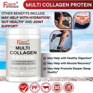 Péptidos de Colágeno Múltiple con Etiqueta Personalizada, Extractos Vegetales que Favorecen la Salud de la Piel, el Cabello y las Uñas, Suplementos de Péptidos de Colágeno - Product Image 5