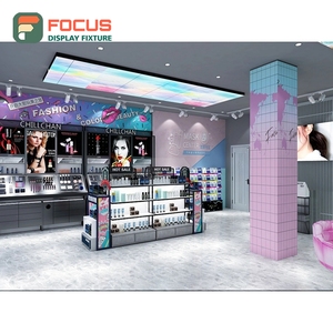 New Design Brand Store Glass Display Fixture Factory Cosmetic Shop Design - Product Image 3