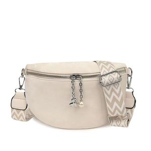 Sacs tendance pour femmes à porter en bandoulière - Grande capacité, sac <span class=keywords><strong>banane</strong></span> en cuir vegan souple, sangle large réglable et amovible, fermeture éclair, RFID - Product Image 5