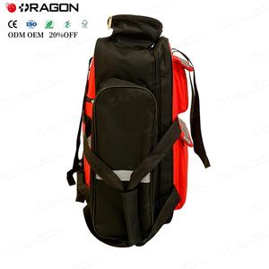 Groothandel OEM waterdichte Oxford materiaal rode kleur handmatige voeding lege medische <span class=keywords><strong>trauma</strong></span> outdoor nood EHBO rugzak - Product Image 5