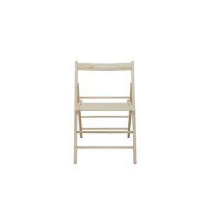 Silla Plegable de Madera Natural, Muebles de Jardín Plegables para Exteriores, Diseño Minimalista - Product Image 1
